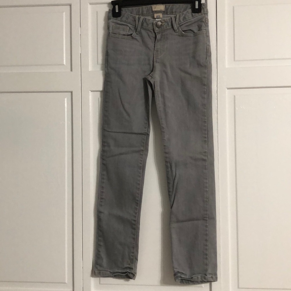 kids gray skinny jeans